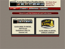 Tablet Screenshot of gatlinburgvideos.com